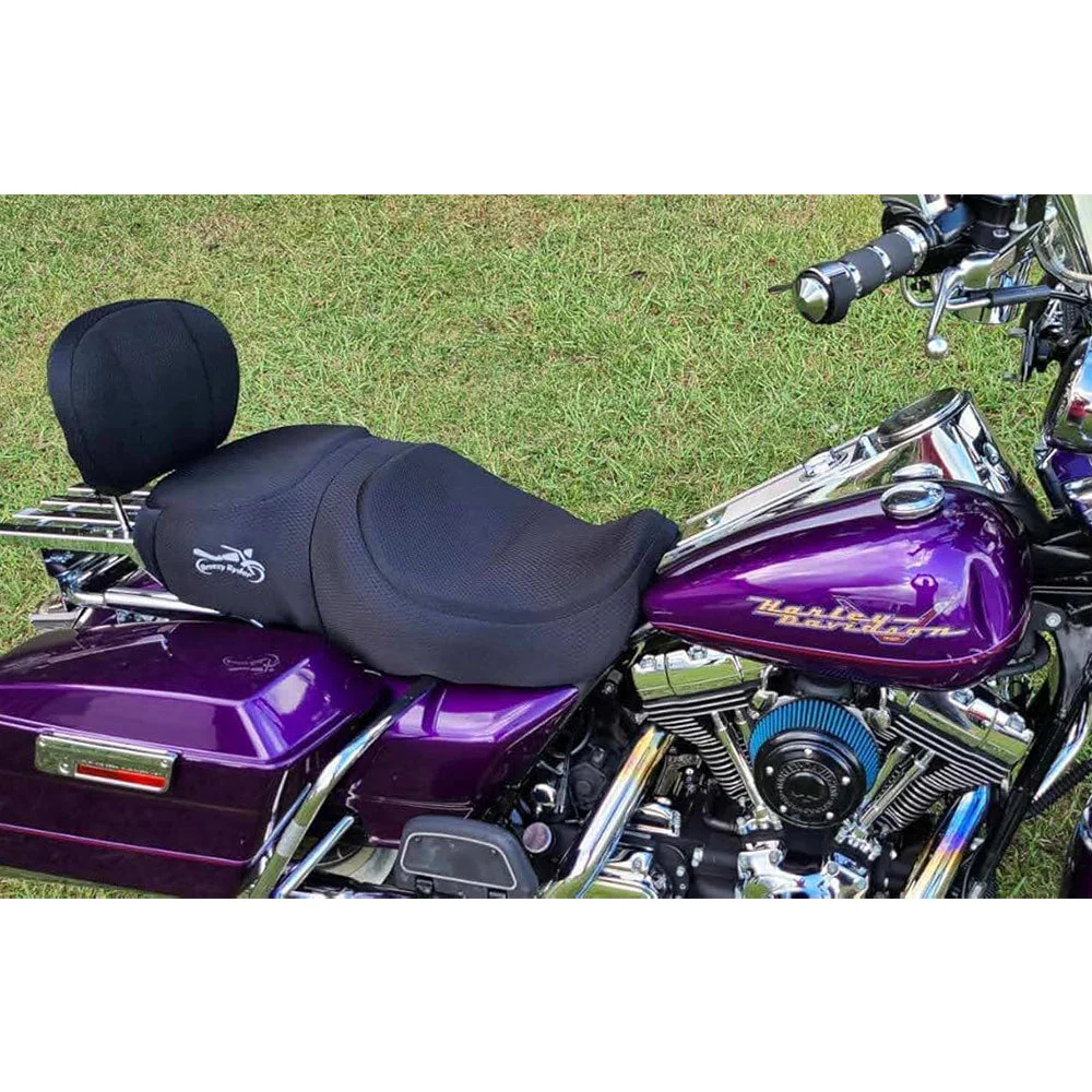Breezy Ryder HD-1001-RK-1 Custom Seat Cover for 1993-2023 Harley-Davidson® Touring Motorcycles - Image 4