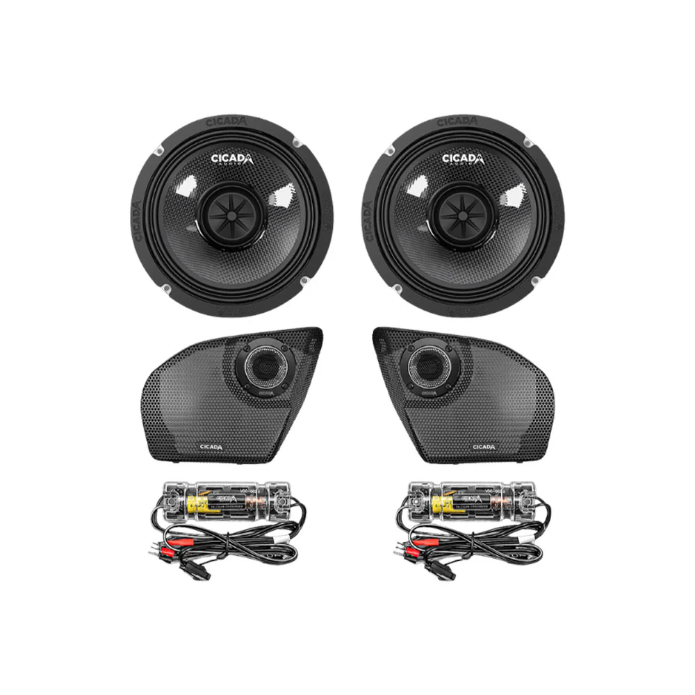 Cicada Audio 24CXK65.4RG Mid-Bass Component 6.5" Speaker Kit - 4 Ohm for 2024-Up Harley Davidson® Road Glide Motorcycles ( 24CXK654RG )