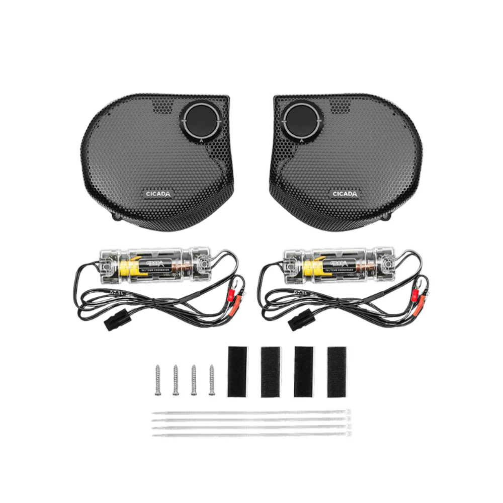 Cicada Audio 24CXK65.4SG Mid-Bass Component 6.5" Speaker Kit - 4 Ohm for 2024-Up Harley Davidson® Street Glide Motorcycles ( 24CXK65.4SG ) - Image 5