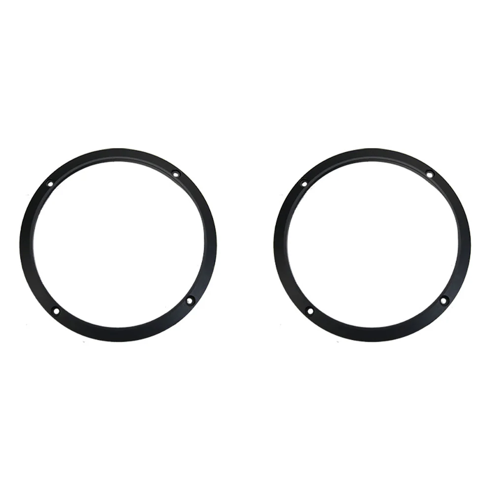 Cicada Audio CBG65L 6.5" Lip Style Black Aluminum Ring Billet Grilles for 2014-2023 Harley Davidson® Motorcycles - Image 4