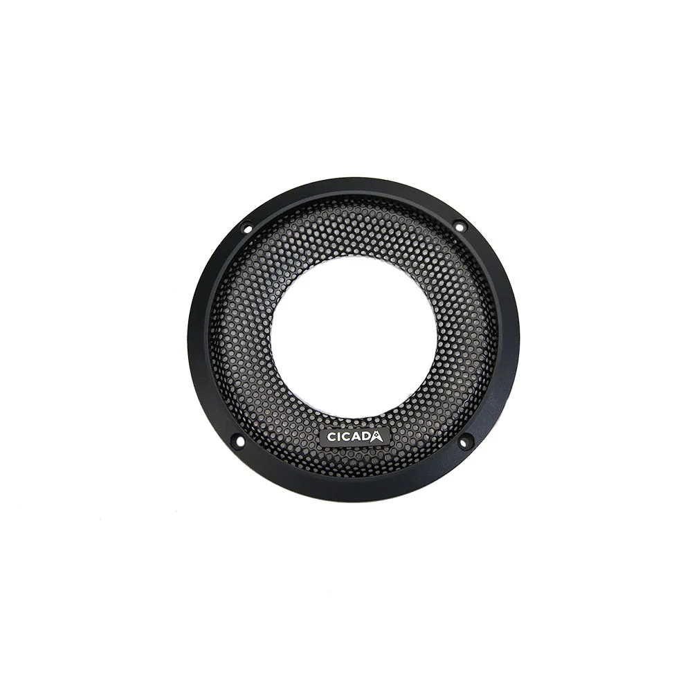Cicada Audio CBG65L 6.5" Lip Style Black Aluminum Ring Billet Grilles for 2014-2023 Harley Davidson® Motorcycles - Image 5
