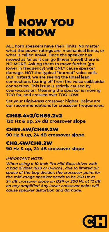 Cicada Audio CH69.4W Coaxial Horn 6x9 Speakers - 4 Ohm For Harley Davidson® Motorcycles ( CH694W ) - Image 7