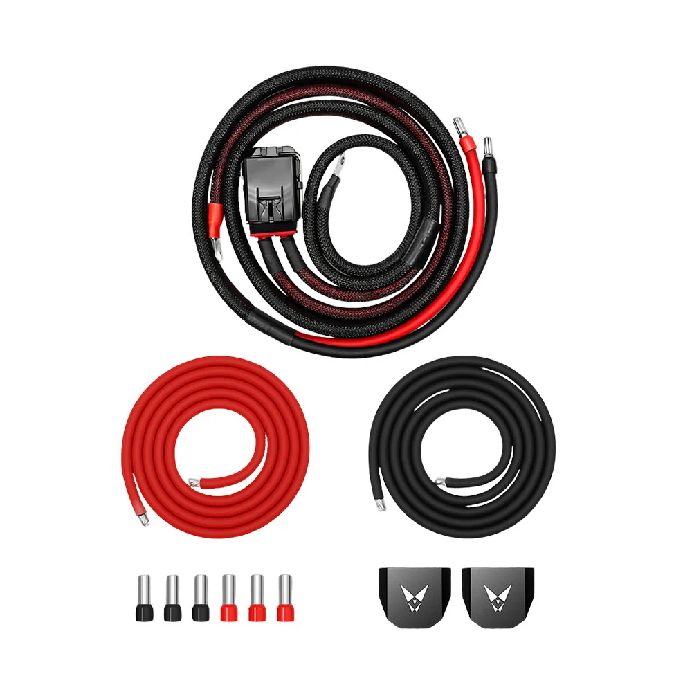 Cicada Audio HDPG2KD 2 Gauge Power / Ground Dual Amplifier Wiring Kit for Harley Davidson® Motorcycles