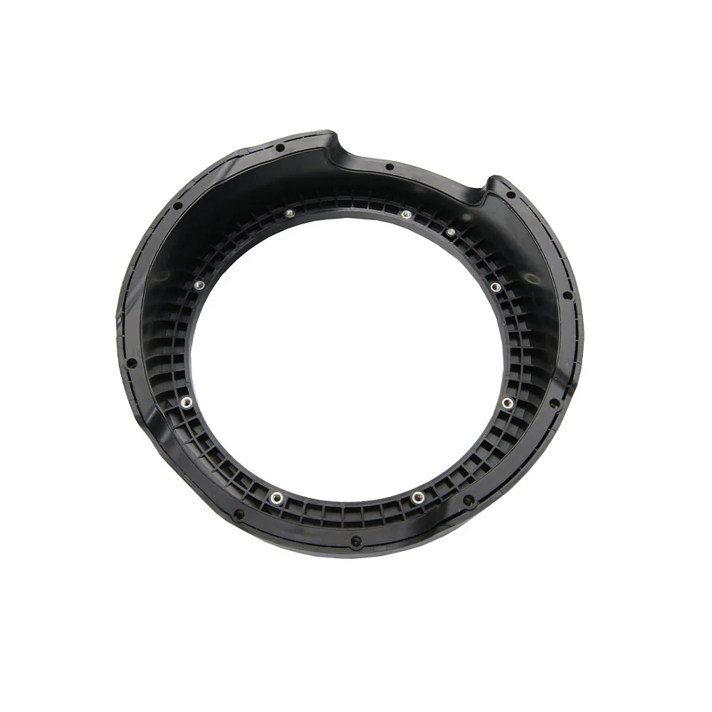Cicada Audio Saddlebag Cutting Template and 8" or 10" Mid-Bass Mounting Ring and Grille Kits for 2024-Up Harley Davidson® Base Model Motorcycles - Image 3