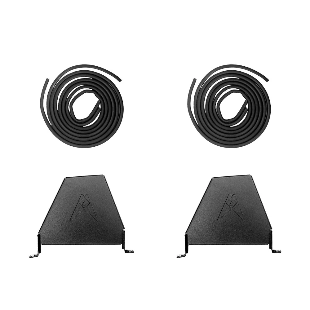 Cicada Audio Saddlebag Cutting Template and Complete 10" Mid-Bass Saddlebag Mounting Kits for 2014-2023 Harley Davidson® Motorcycles - Image 7