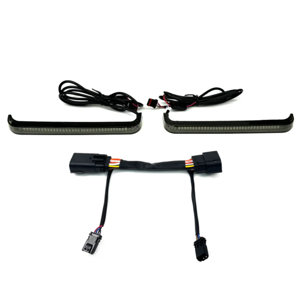 Custom Dynamics Low Profile BAGZ LED Saddlebag Lights with Red Lenses for 2023-2025 Harley Davidson® CVO Street Glide and CVO Road Glide Motorcycles - Image 3