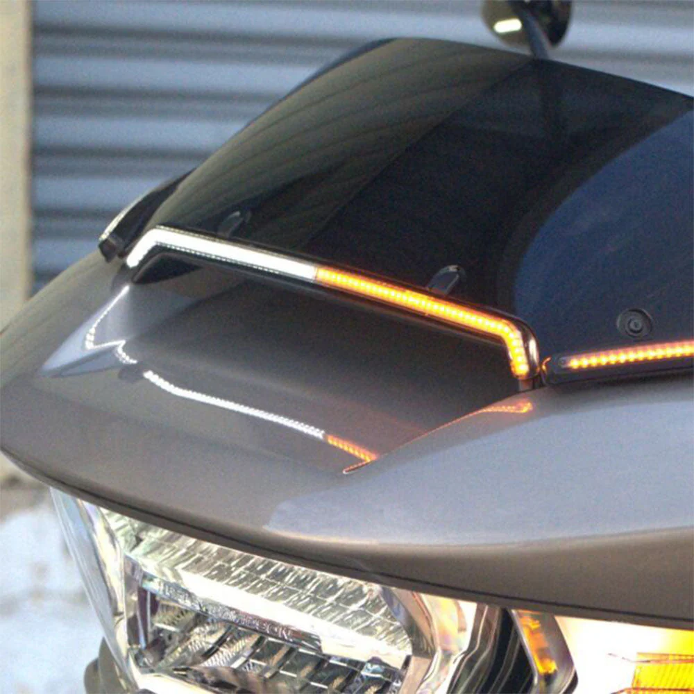 Custom Dynamics LED Center Fairing Vent Trim with Turn Signals for 2023.5 -Up Harley-Davidson® Road Glide Motorcycles - Image 3