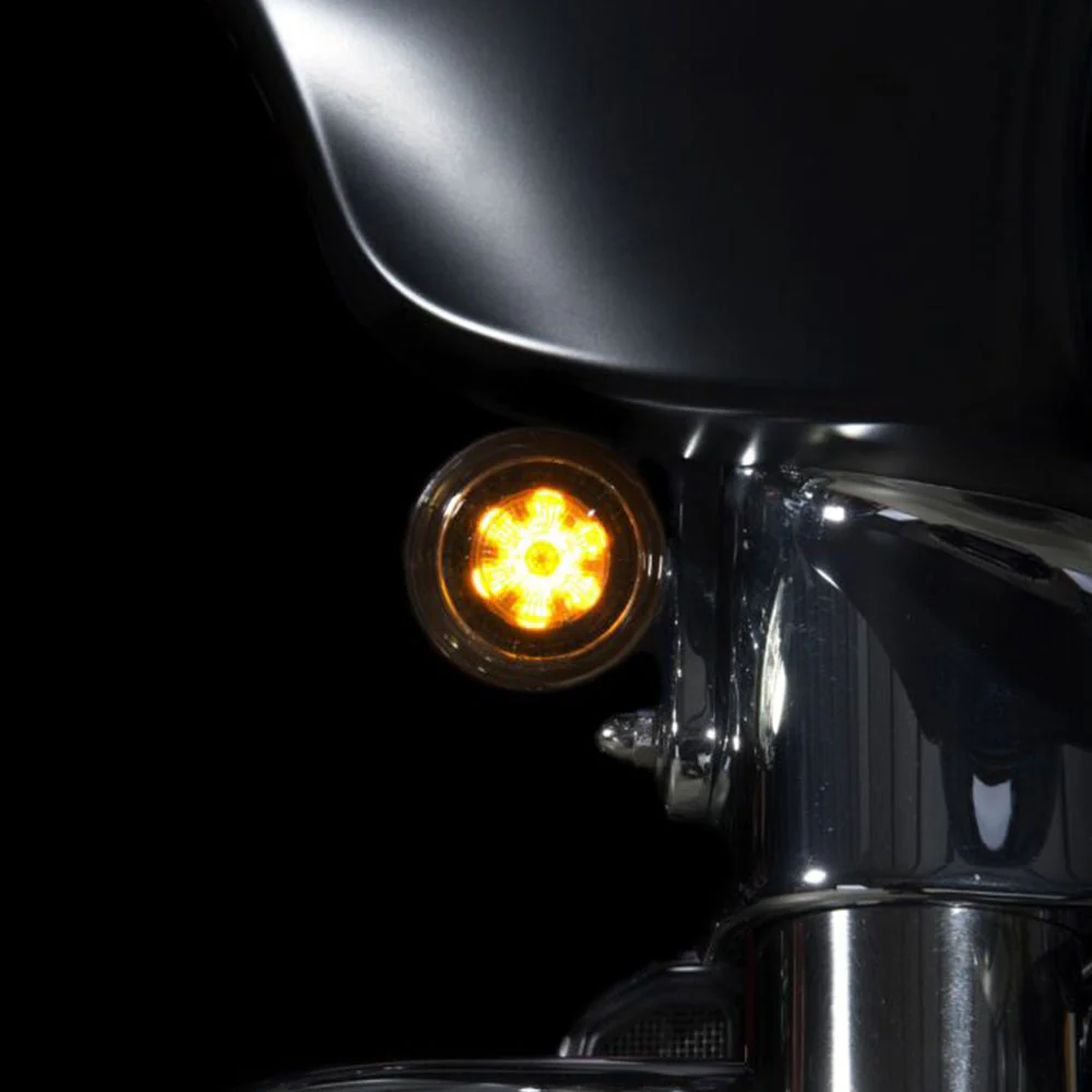Custom Dynamics PB-AW-1157 PROBEAM Amber/White Front LED Bullet Turn Signals for 2014-2023 Harley Davidson® Street Glide and Road Glide Motorcycles ( 20201602 ) - Image 3