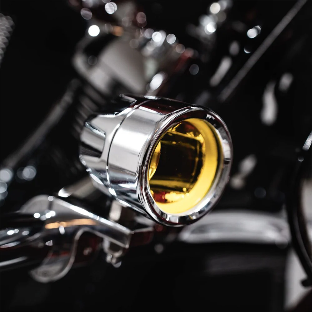 Custom Dynamics ProBeam® Auxiliary LED Halo Fog Lamps with Front Brake Caliper Mounts for 2024-Up Harley-Davidson® Base Touring Motorcycles - Image 7