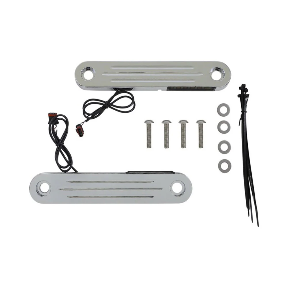 Custom Dynamics ProBeam Dynamic Strips Front Turn Signals for Harley Davidson® 2014-2025 Street Glide, Electra Glide, Ultra, and Tri Glide Motorcycles