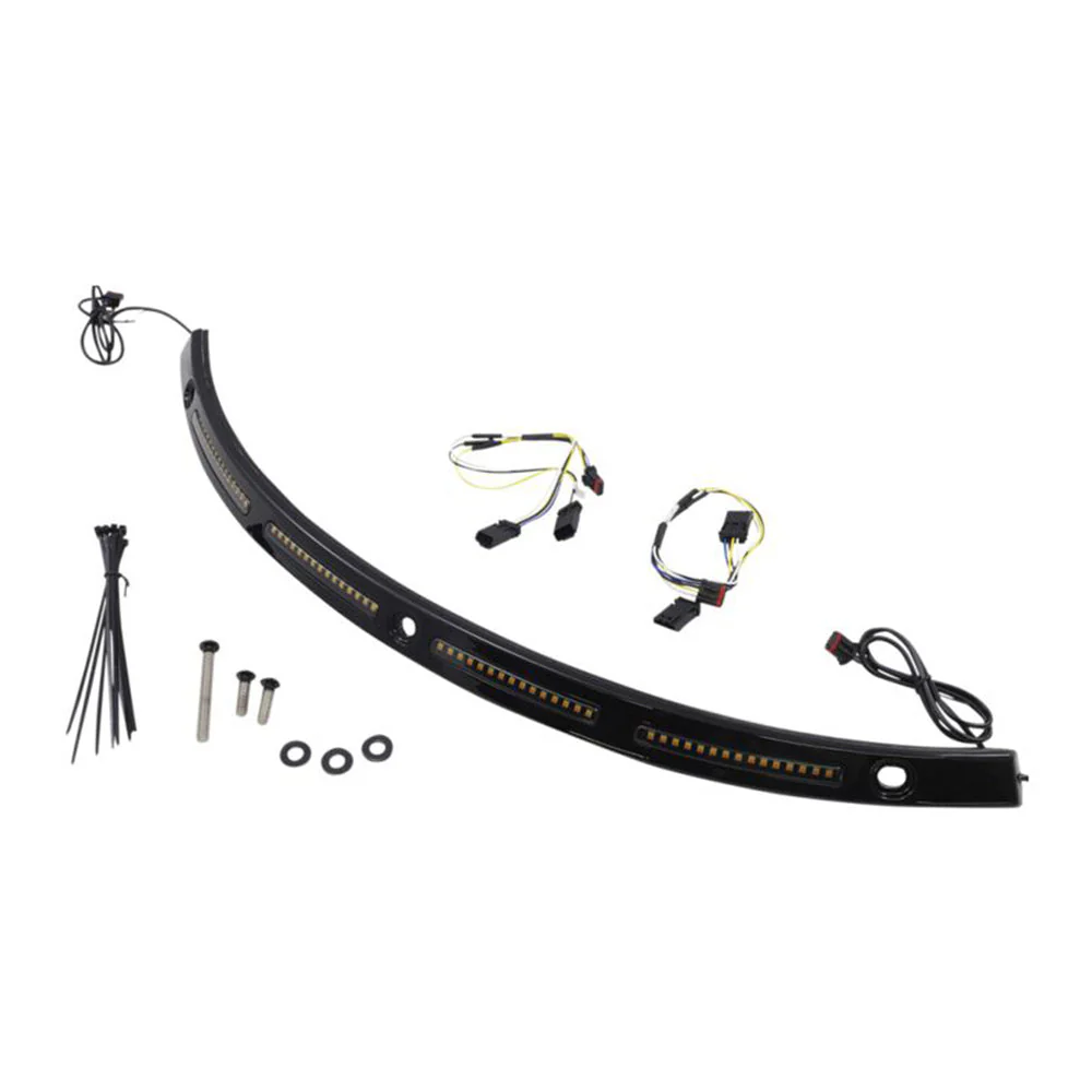 Custom Dynamics LED Windshield Trim Turn Signals for Select 2014-2025 Harley Davidson® Touring Motorcycles - Image 4