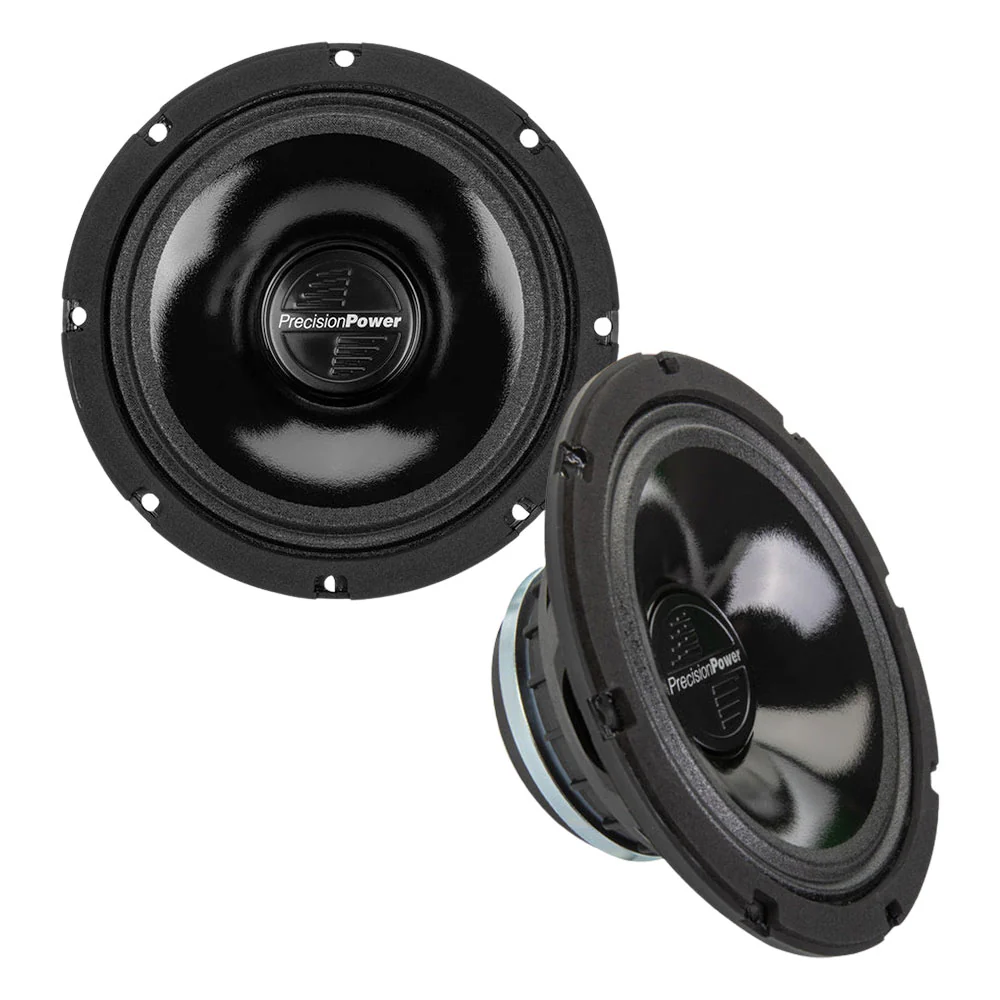 Precision Power MAS.65MR 6.5" 2 Ohm High Efficiency Midrange Speakers for Harley Davidson® Motorcycles ( MAS65MR )