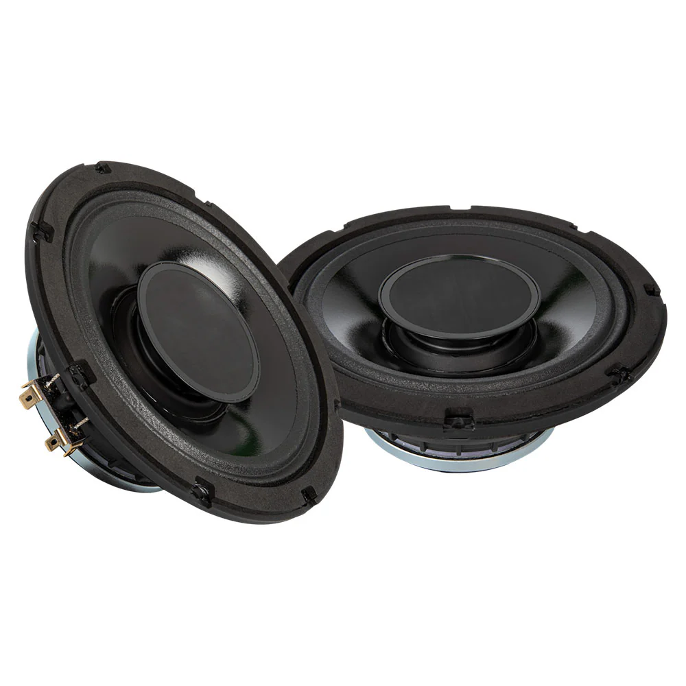Precision Power HTW.654 6.5” Weather Resistant 4 Ohm Horn-Loaded Speakers for 1998-2025 Harley Davidson® Motorcycles ( HTW654 )