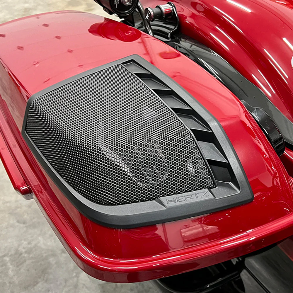 Hertz HD14H 6X9″ Saddlebag Speaker Installation Kit with wiring for 2014-2023 Harley Davidson® Touring Models - Image 6