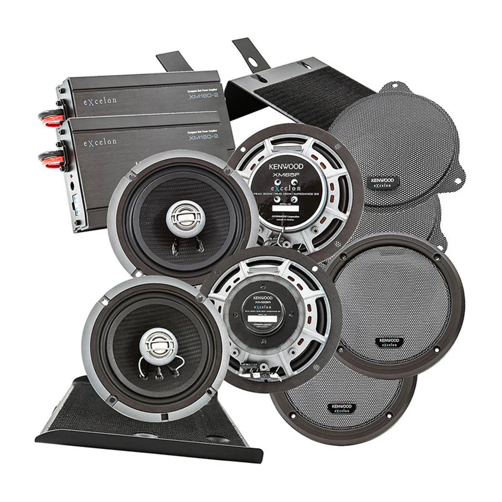 Kenwood Excelon P-HD4UT Upper Fairing & Tour Pak Audio Kit for select 2014-Up Harley Davidson® Motorcycles with Factory Radio - Image 2