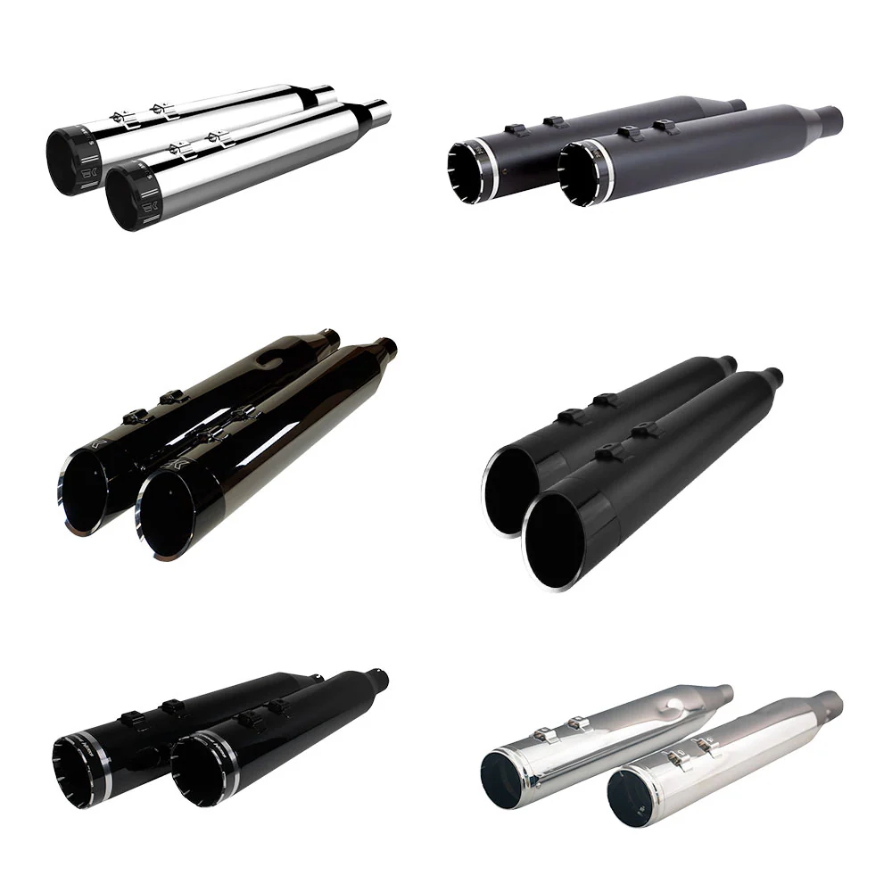 Khrome Werks HP-Plus 4.5" Slip-On Mufflers with Tips for 2017-2026 Harley Davidson® Touring Motorcycles