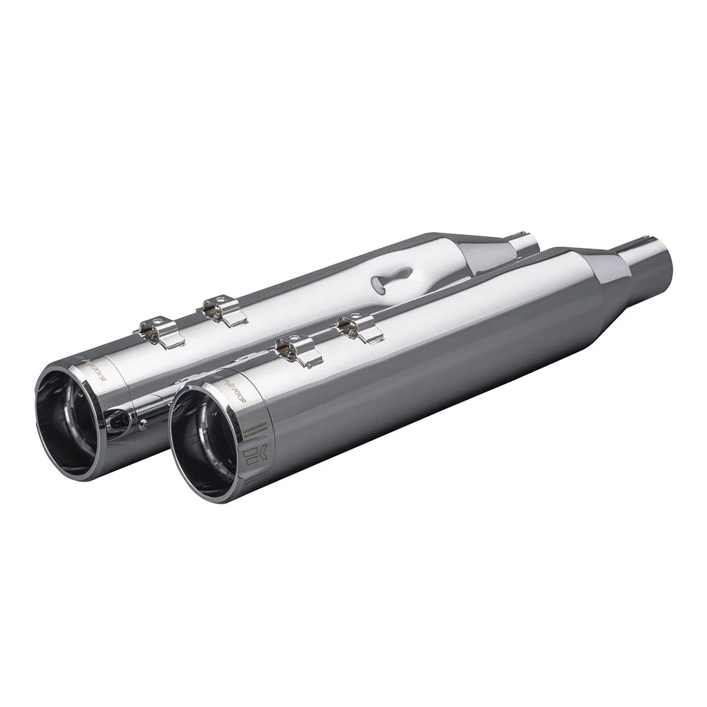 Khrome Werks HP-Plus 4.5" Slip-On Mufflers with Tips for 2017-2026 Harley Davidson® Touring Motorcycles - Image 15
