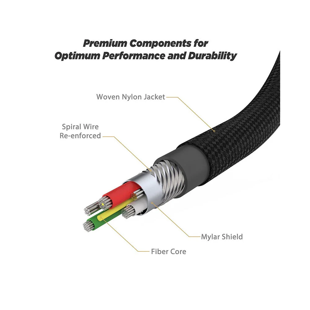 Scosche CCB1-SP 1FT Automotive Grade Data Transferring USB-C Cable Works With Android Auto - Image 2