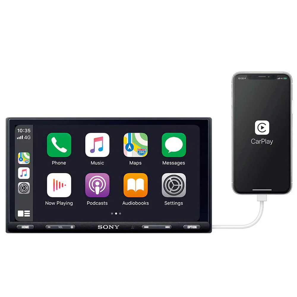 Sony XAV-AX5500 7” Touchscreen Receiver Apple CarPlay/Android Auto SiriusXM - Image 3