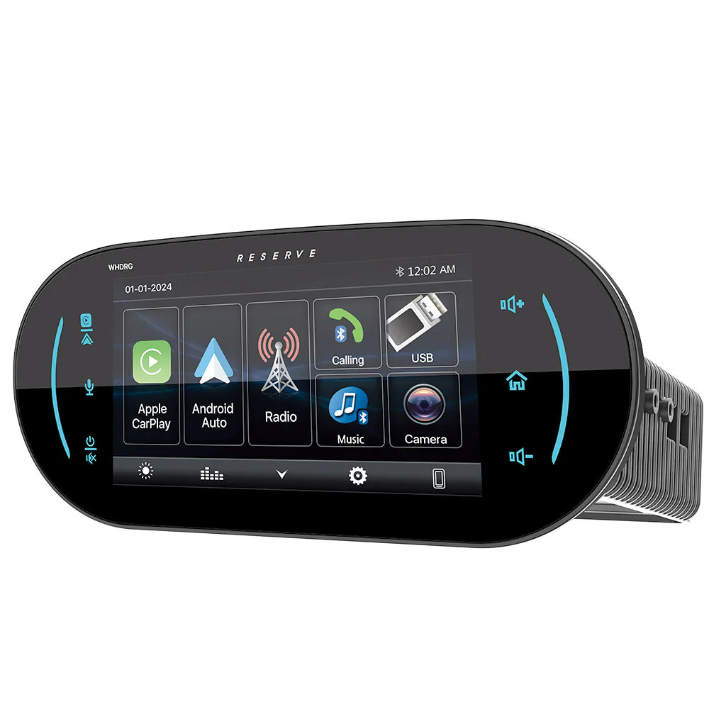 Soundstream Reserve WHD.RG 1998-2013 Plug-N-Play Head Unit for Harley Davidson® Road Glide Motorcycles with Wireless Apple CarPlay®, Android Auto, & SiriusXM Ready® ( WHDRG ) - Image 9