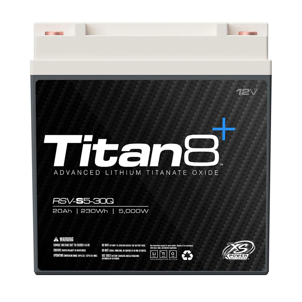 XS Power Titan8 RSV-S5-30Q Lithium Titanate Powersports Battery - Image 3